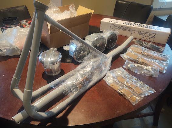 Windscreen frame, pedal boxes and further components