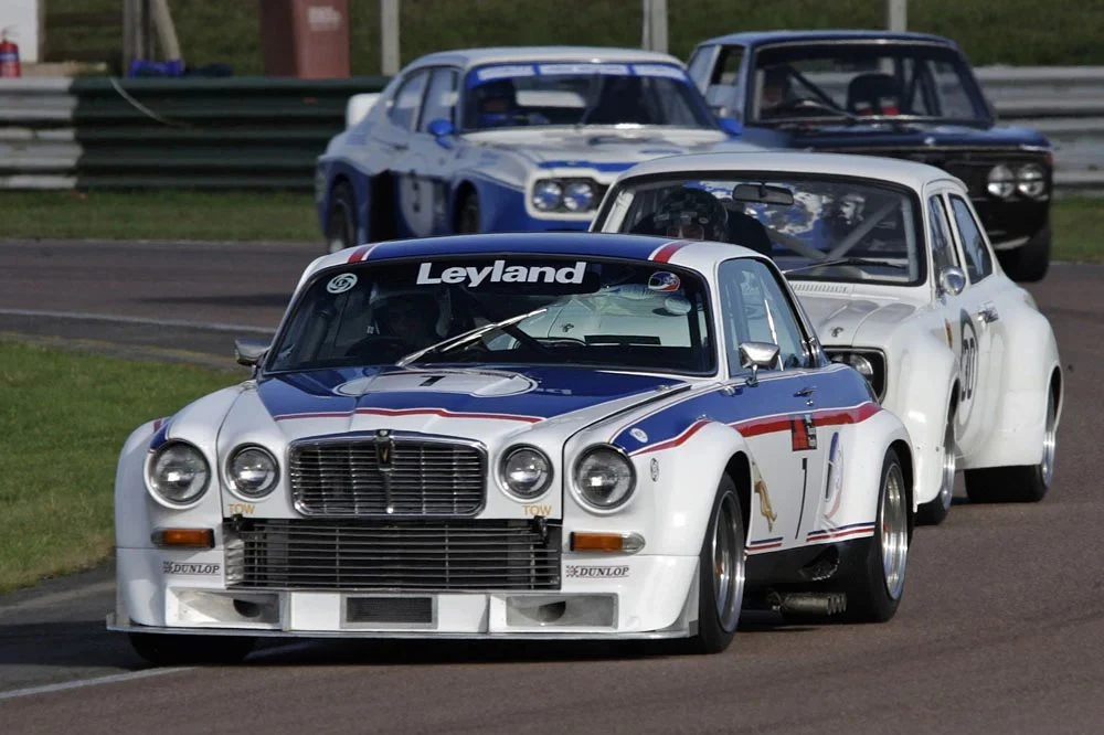 Still racing: the XJ12C leading historic touring cars