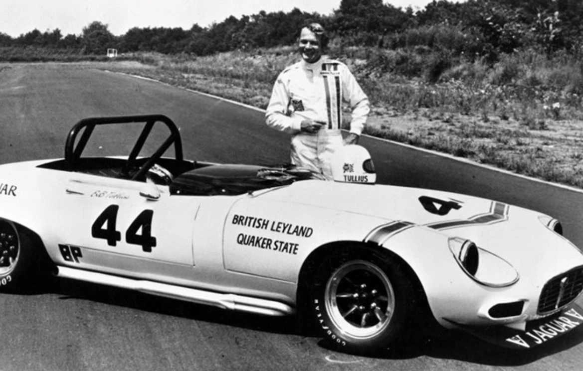 Bob Tullius with the Group 44 E-type