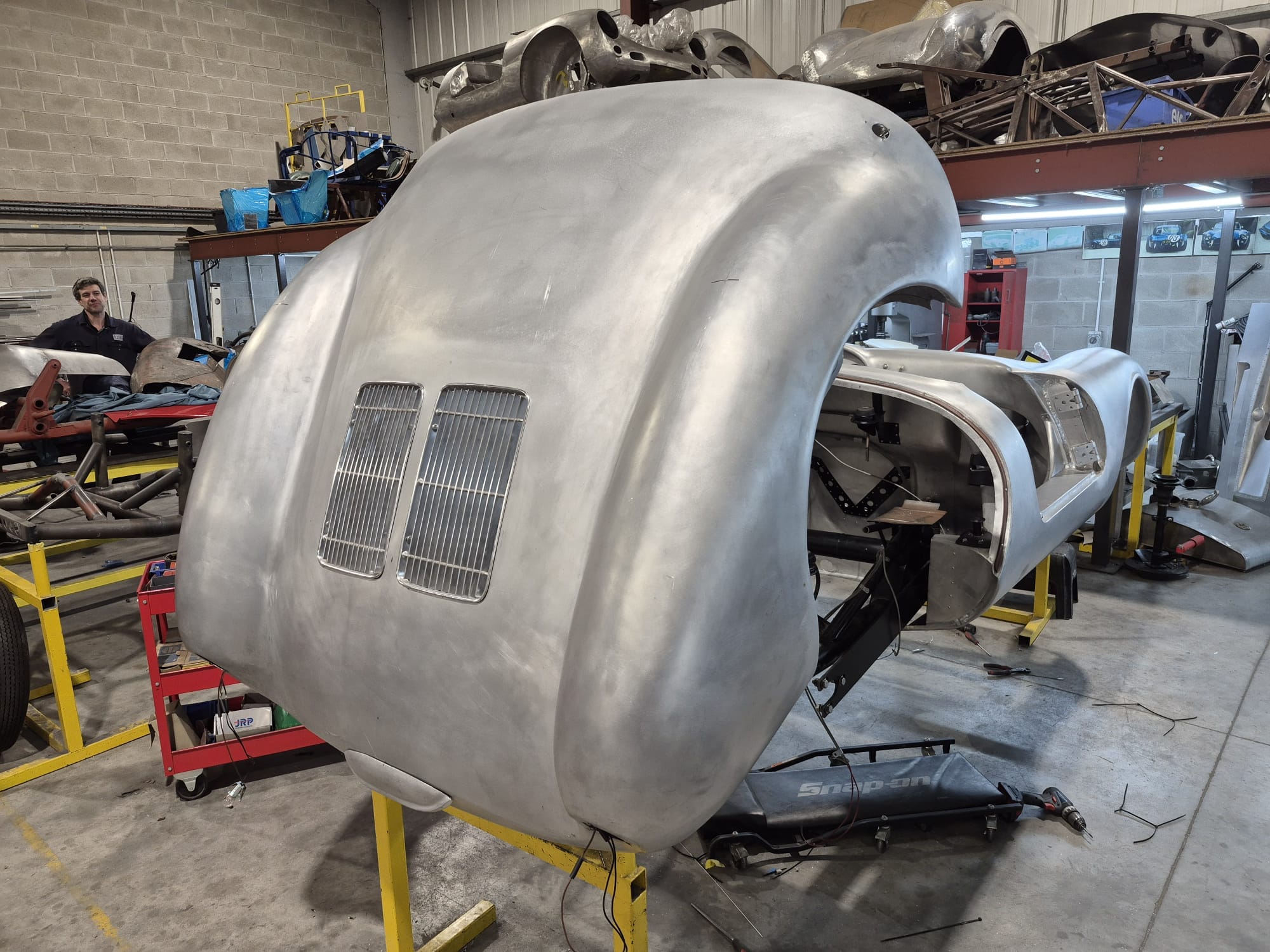 Body shell in the workshop