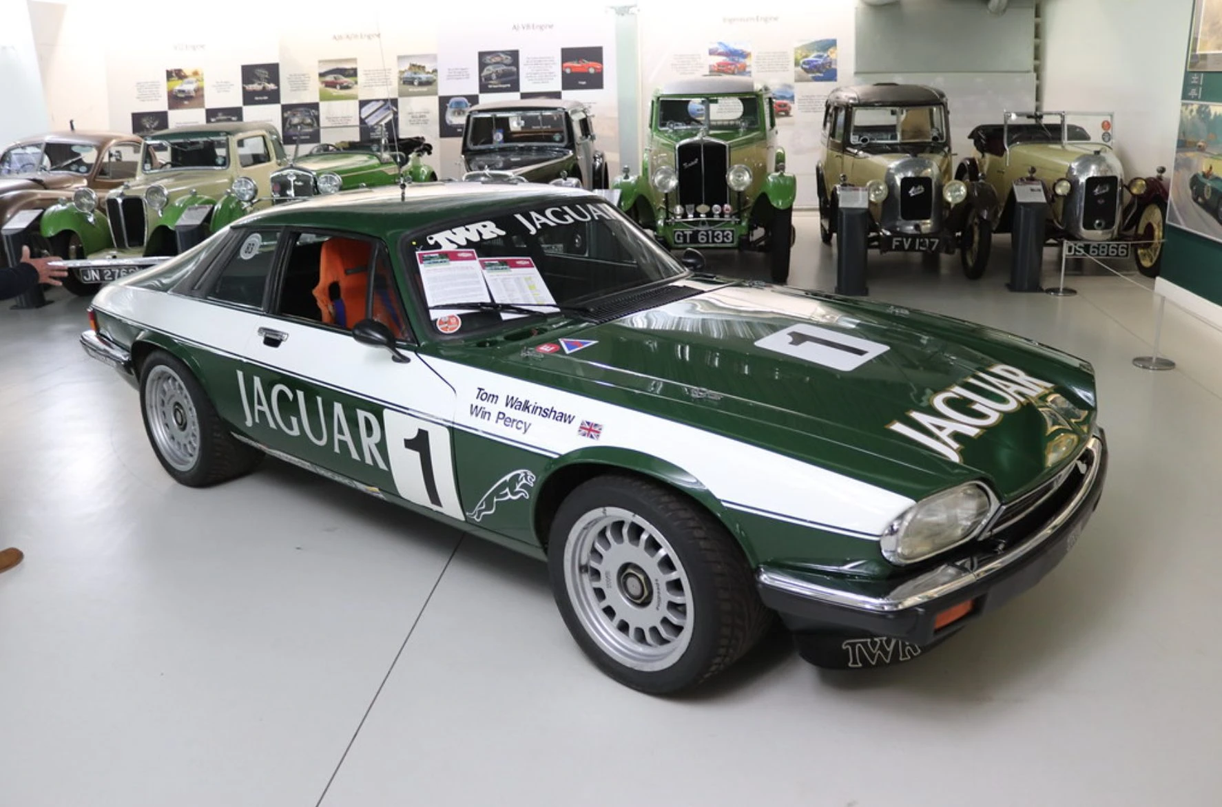 Champion today: the 1984 title-winning XJ-S, preserved for the nation