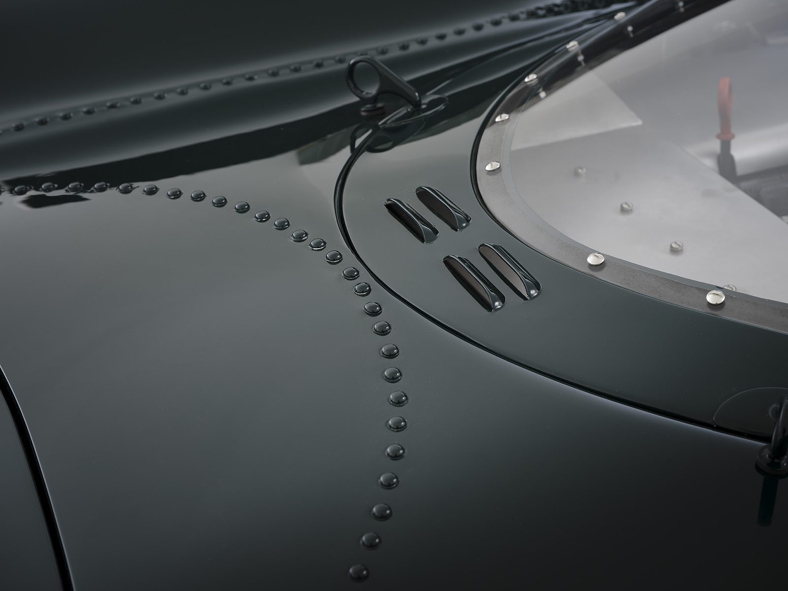 XJ13 Toolroom Copy — riveted aluminium body panel